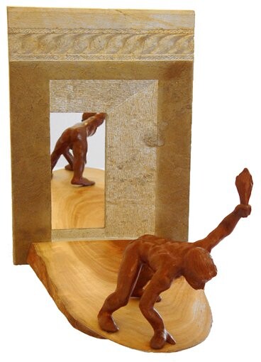 Sculptuur getiteld "ET APRÈS ?" door Michel Gautier, Origineel Kunstwerk