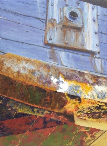 绘画 标题为“Sirius” 由Michel Godard, 原创艺术品, 丙烯 安装在木质担架架上