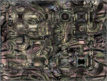 Arts numériques intitulée "Mur-machine" par Michel Grimard, Œuvre d'art originale