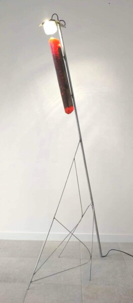 Diseño titulada "Lampe "fusion"" por Michel Guerry (M ATOM), Obra de arte original, Luminaria