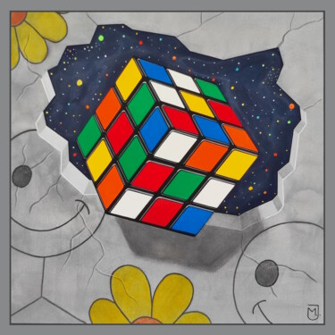제목이 "1970 Rubik’s Cube"인 미술작품 Michel Jegerlehner로, 원작, 아크릴
