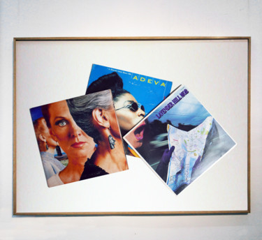 Collages intitulée "Vinyl Mutations / T…" par Michel Kowalski, Œuvre d'art originale, Collages