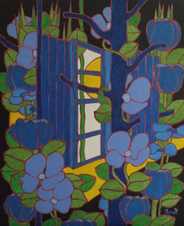 Peinture intitulée "Quand pénêtre le so…" par Michel Marant, Œuvre d'art originale, Acrylique