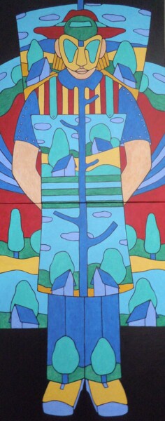 Peinture intitulée "NATURE   1" par Michel Marant, Œuvre d'art originale, Acrylique Monté sur Châssis en bois