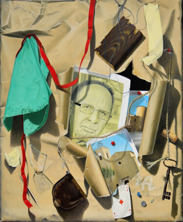 Pintura titulada "Inspiration" por Michel Millet, Obra de arte original, Oleo Montado en Bastidor de camilla de madera