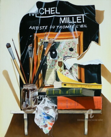 Peinture intitulée "Passion" par Michel Millet, Œuvre d'art originale, Huile Monté sur Châssis en bois
