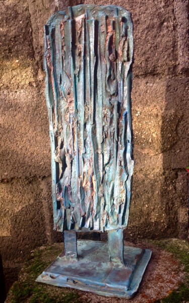 Sculpture intitulée "LA PORTE DOREE" par Michel Moskovtchenko, Œuvre d'art originale, Métaux