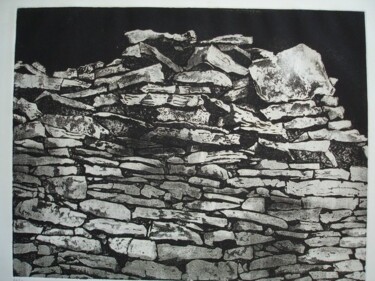 Drawing titled "1972 MUR A GORDES I…" by Michel Moskovtchenko, Original Artwork, Other