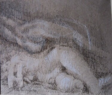 Drawing titled "2007 HOMMAGE A REMB…" by Michel Moskovtchenko, Original Artwork, Pastel