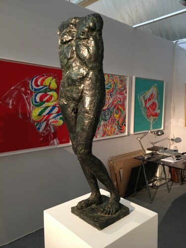 Sculpture intitulée "HOMMAGE AU DAVID DE…" par Michel Moskovtchenko, Œuvre d'art originale, Métaux