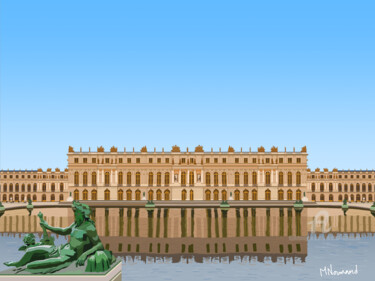 Arte digital titulada "2019-10-03 Château…" por Michel Normand, Obra de arte original, Pintura Digital