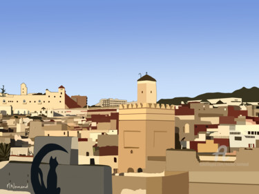 Digital Arts titled "2023-05-10 Maroc -…" by Michel Normand, Original Artwork, Digital Painting