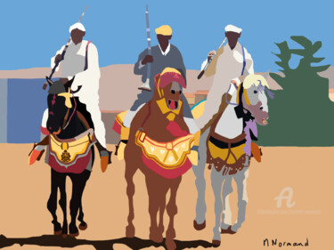 Digital Arts titled "2015-05-04-MN-Maroc…" by Michel Normand, Original Artwork, Digital Painting