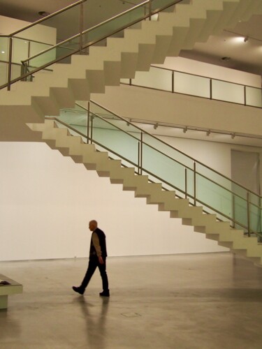 Fotografia intitolato "l’homme qui marche" da Michel Paulin, Opera d'arte originale, Fotografia digitale