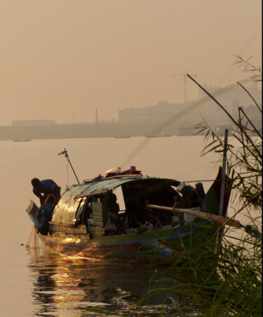 Mekong Photographie intitulée "Mekong" par Michel Paulin, Œuvre d'art originale, Photographie numérique