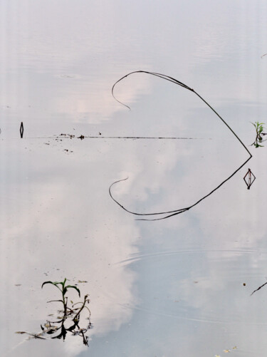 Photographie intitulée "Cœur d’eau" par Michel Paulin, Œuvre d'art originale, Photographie numérique