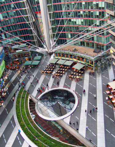 Fotografia zatytułowany „Sony Center” autorstwa Michel Paulin, Oryginalna praca, Fotografia cyfrowa