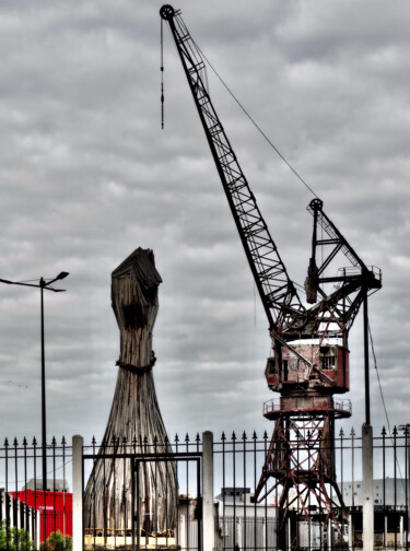 Fotografía titulada "Tombé du ciel" por Michel Paulin, Obra de arte original, Fotografía digital