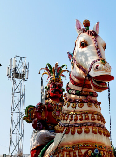 Fotografia intitulada "Cheval de Troie" por Michel Paulin, Obras de arte originais, Fotografia digital