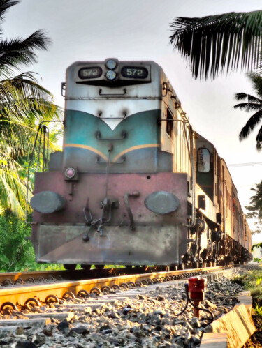 Train d’enfer Photographie intitulée "Train d’enfer" par Michel Paulin, Œuvre d'art originale, Photographie numérique