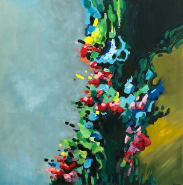 Malarstwo zatytułowany „ABSTRACT THE TREE O…” autorstwa Michel Pawlak, Oryginalna praca, Akryl