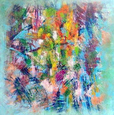Painting titled "ABSTRACT BRIGHT PRO…" by Michel Pawlak, Original Artwork, Acrylic