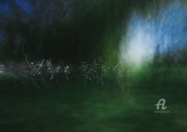 Fotografia intitolato "Follow the Lights" da Michel Perrin, Opera d'arte originale, Fotografia digitale