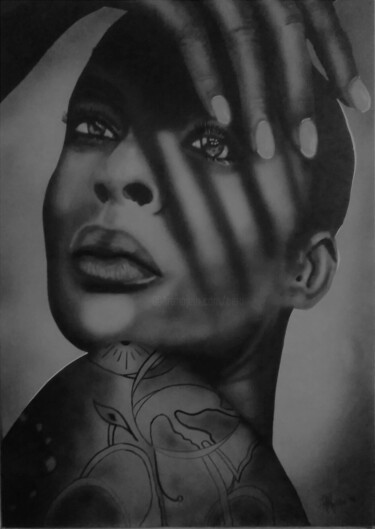 Painting titled "Black.jpg" by Michel Ruelle (Aéro), Original Artwork, Airbrush