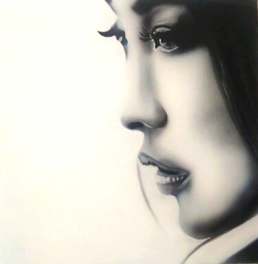 Painting titled "Asian" by Michel Ruelle (Aéro), Original Artwork, Acrylic Mounted on Wood Stretcher frame