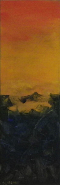Pittura intitolato "Décharge" da Michel Schreyer, Opera d'arte originale, Acrilico Montato su Telaio per barella in legno