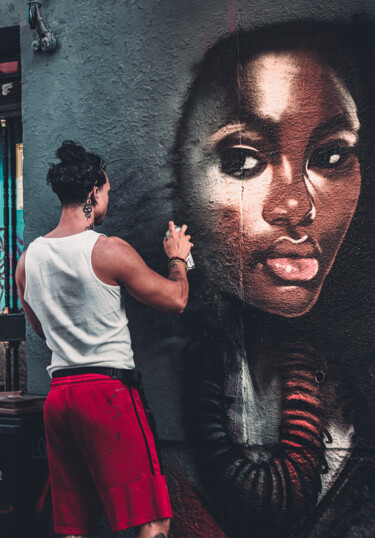 Fotografie getiteld "streetart" door Michel Silva, Origineel Kunstwerk, Digitale fotografie