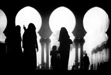 Photographie intitulée "Abou Dhabi mosquée2" par Michel Spingler, Œuvre d'art originale, Photographie numérique