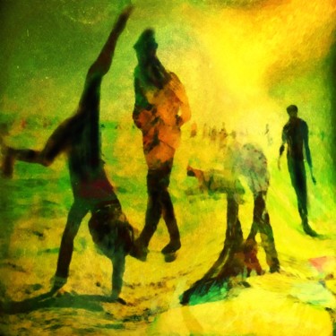 Arts numériques intitulée "Été à la plage 1/5" par Michel Staumont, Œuvre d'art originale, Photographie numérique