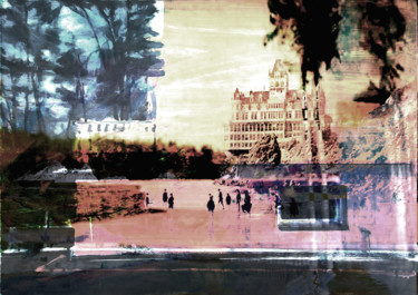 Printmaking titled "San Francisco, Ocea…" by Michel Tabanou, Original Artwork, Digital Print