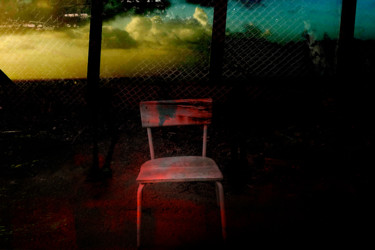 Arte digital titulada "a chair lost in a n…" por Michel Tabanou, Obra de arte original, Otro