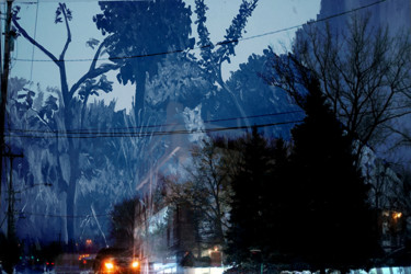 "blue night" başlıklı Dijital Sanat Michel Tabanou tarafından, Orijinal sanat, Dijital Resim