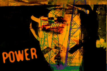 Arts numériques intitulée "power" par Michel Tabanou, Œuvre d'art originale, Peinture numérique