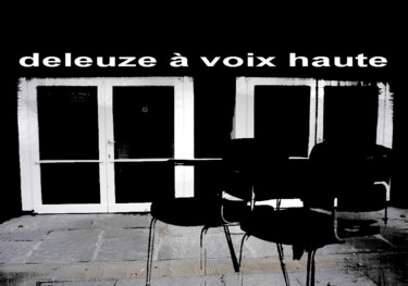 Digital Arts titled "deleuze à voix haute" by Michel Tabanou, Original Artwork, Digital Painting