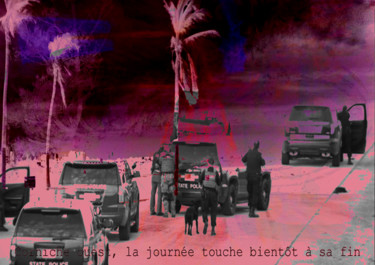 Digital Arts titled "Corniche-ouest, la…" by Michel Tabanou, Original Artwork, Digital Painting