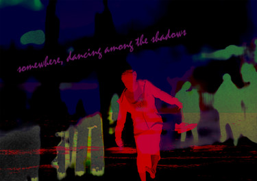 「somewhere dancing a…」というタイトルのデジタルアーツ Michel Tabanouによって, オリジナルのアートワーク, デジタル絵画