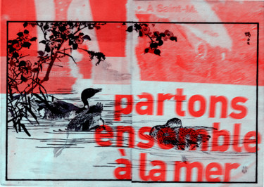 Digital Arts titled "partons ensemble à…" by Michel Tabanou, Original Artwork, Digital Painting
