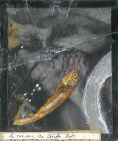 Peinture intitulée "le poisson de Diete…" par Michel Tabanou, Œuvre d'art originale, Huile