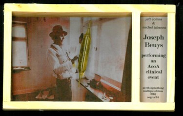 Collages titulada "Joseph Beuys perfor…" por Michel Tabanou, Obra de arte original, Collages