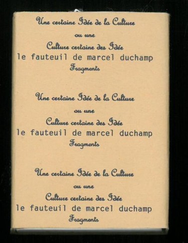 Colagens intitulada "le fauteuil de Marc…" por Michel Tabanou, Obras de arte originais, Colagens