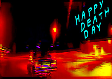 Digital Arts titled "HAPPY DEATH DAY" by Michel Tabanou, Original Artwork, Digital Painting