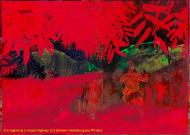 Digitale Kunst mit dem Titel "It is beginning to…" von Michel Tabanou, Original-Kunstwerk, Digitale Malerei