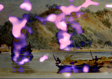 Цифровое искусство под названием "Markham River, New…" - Michel Tabanou, Подлинное произведение искусства, Цифровая живопись