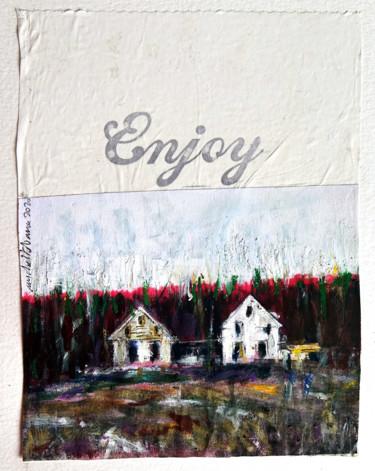 Peinture intitulée "Enjoy" par Michel Tabanou, Œuvre d'art originale, Acrylique