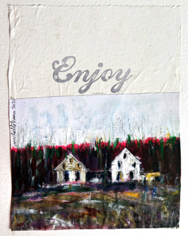 Painting titled "Enjoy" by Michel Tabanou, Original Artwork, Acrylic