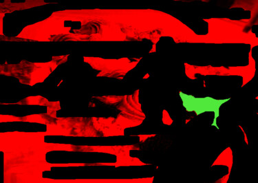Digitale Kunst mit dem Titel "abstract dance" von Michel Tabanou, Original-Kunstwerk, Digitale Malerei